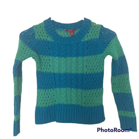 Arizona Jean Co Girls Striped Woollen 